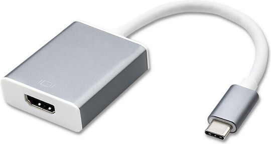 Qoltec Convertor USB-C masculin în HDMI feminin 1buc 50427