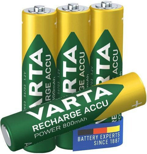 Varta Rechargeable Accu Baterii Reîncărcabile AAA Ni-MH 800mAh 1.2V 4buc