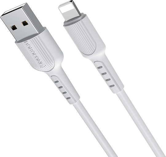 Borofone BX16 USB-A zu Lightning Kabel Weiß 1m