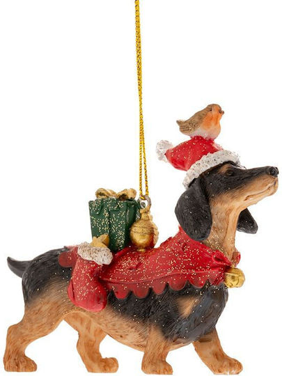 Iliadis Christmas Plastic Figure Doggy Length 8cm