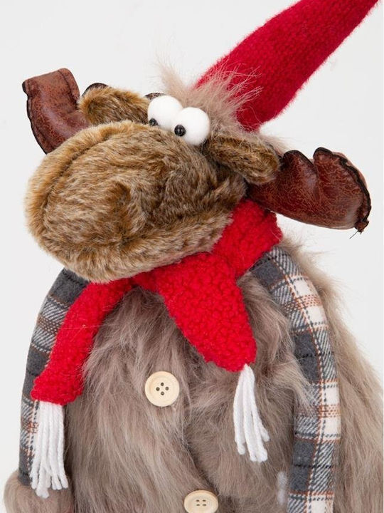 Saska Garden Illuminated Christmas Plush Figure Reindeer Height 69cm