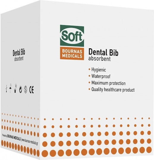 Bournas Medicals Dental Purple Towel 1ply + 1ply with Dispenser 125 Pieces
