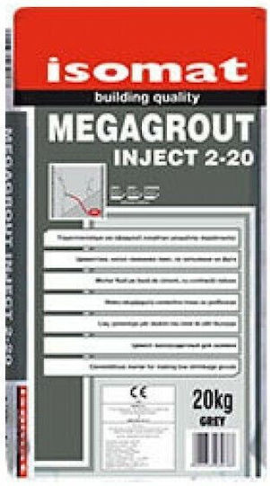 Isomat Megagrout Inject Γκρι 2-20 03292 20kg