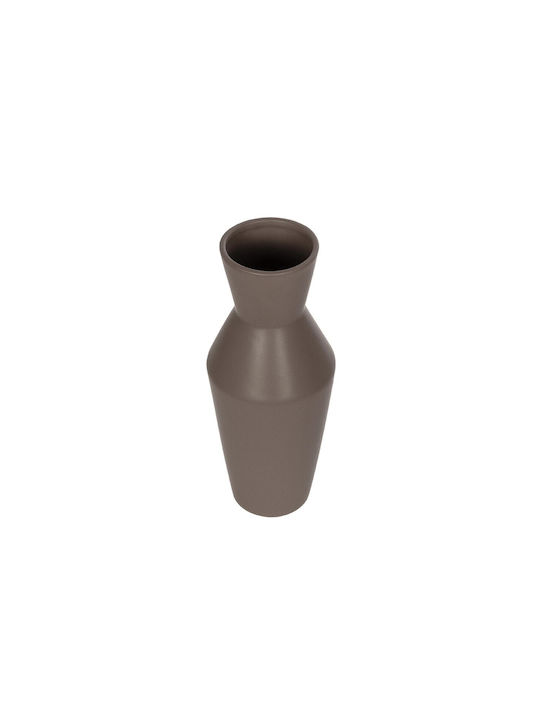 GloboStar Decorative Vase Artificial Garden Unique Brown 10x10x24cm