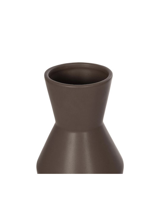 GloboStar Decorative Vase Artificial Garden Unique Brown 10x10x24cm