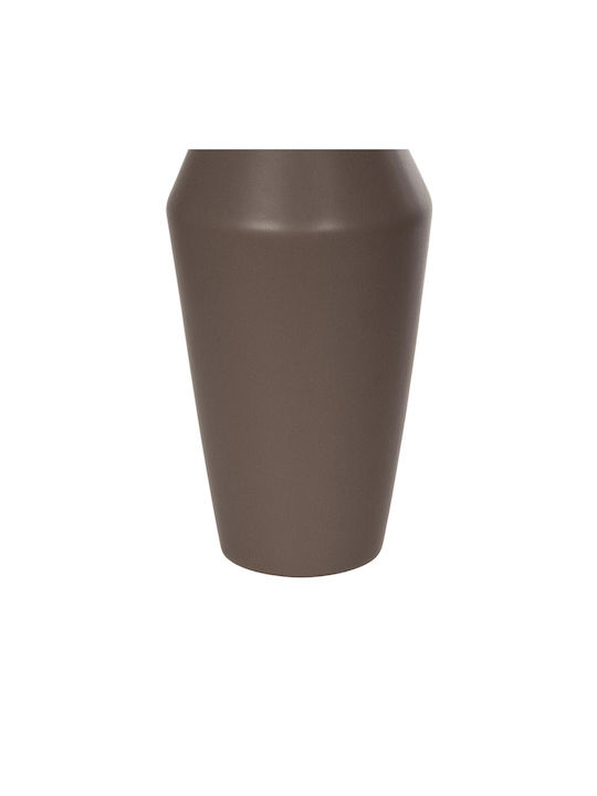 GloboStar Decorative Vase Artificial Garden Unique Brown 10x10x24cm