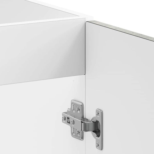 Kalmar Sink Cabinet Gray Sonoma 80x46x81.5pcs