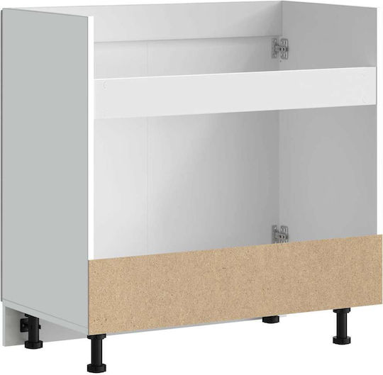 Kalmar Sink Cabinet Gray Sonoma 80x46x81.5pcs