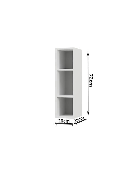 Modest Kitchen Column White 20x30x72cm