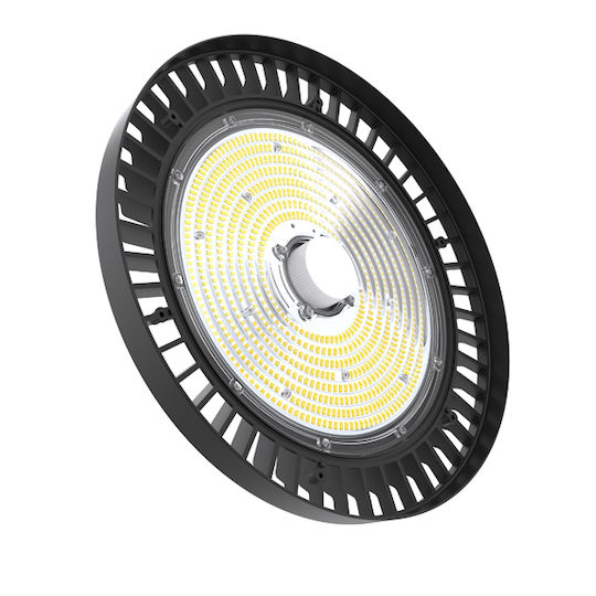 Eurolamp Commercial Bell Light 100W Natural White 19200lm with Built-in LED Black