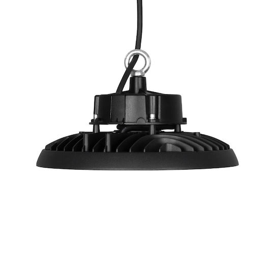 GloboStar Φωτιστικό Καμπάνα 100W Ψυχρό Λευκό 15000lm με Ενσωματωμένο LED Μαύρο Ø26.5xΥ15cm