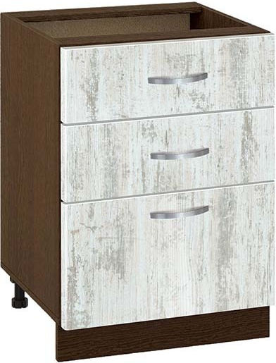 No 603 Подова Кухненска Скрин Бял гланц 60x60x82бр