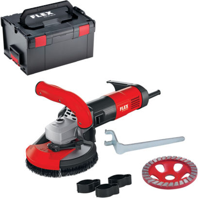 Flex Concrete Power Disc Sanders 1600W LD 16-8 125 R Kit Turbo-Jet II