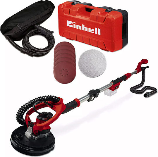 Einhell Τηλεσκοπικό Τριβείο Γυψοσανίδας και Μπετού Μπαταρίας με Δυνατότητα Αναρρόφησης Σκόνης TE-DW 18/225 Li - Solo