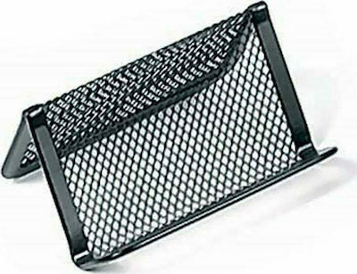 Metron Metal Card Holder 9.5x7.1x4.3cm Black