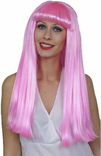 Carnival Wig Straight Pink