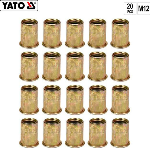 Yato Πριτσίνια M12mm 20Stück