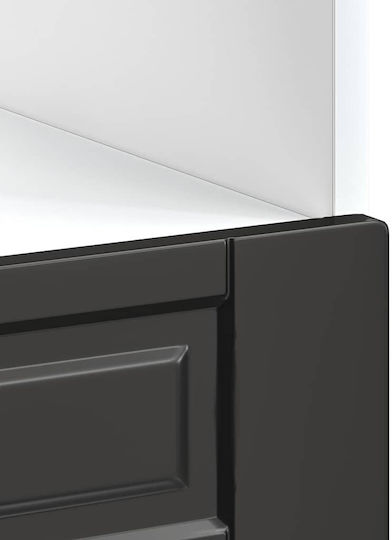 Porto Dulap Inferior pentru Cuptor Negru 60x46x81.5buc