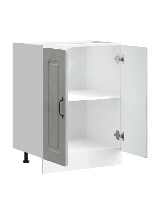 Kalmar Spülbeckenschrank Grey Concrete 60x46x81.5Stück