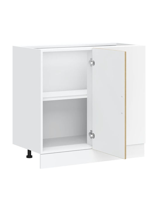 Lucca Ντουλάπι Νεροχύτη Καφέ 80x46x81.5εκ.
