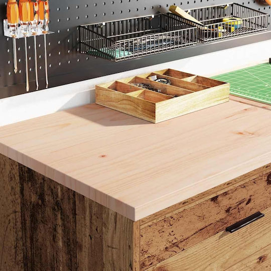 Επιδαπέδια Συρταριέρα Κουζίνας Μπεζ 60x51x85εκ.