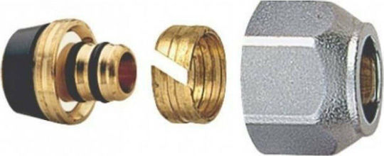 Brass Form Ρακόρ Σύνδεσης Σωλήνα Πολυστρωματική Σωλήνα 24x19 0002318