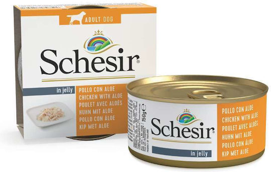 Schesir Wet Food Dogs in Cans with Chicken Gluten-Free 150gr