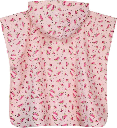 Energiers Kids Beach Poncho Pink