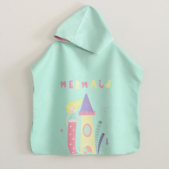 Kid's Poncho Mermaid's Home Nima Home Microfiber 05-08
