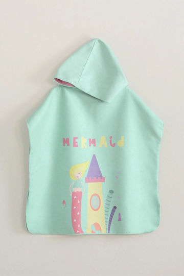 Kid's Poncho Mermaid's Home Nima Home Microfiber 05-08