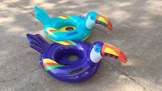 Tucan Kids' Swim Ring with Handles and Diameter 80cm. (Assortment Colours)