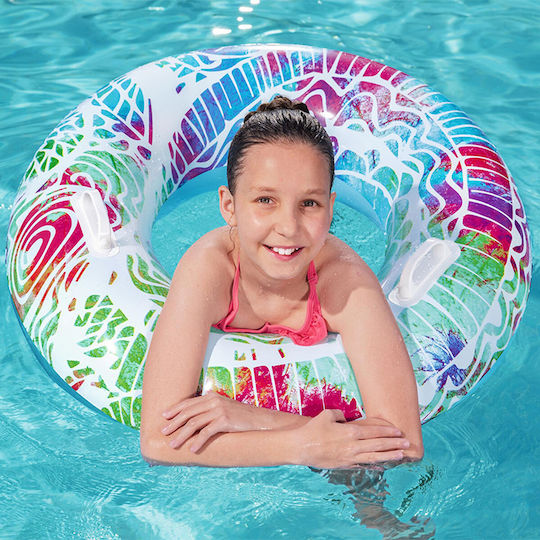 Bestway Kids' Swim Ring with Handles and Diameter 91cm. from 10 Years Old (Assortment Designs/Colours)