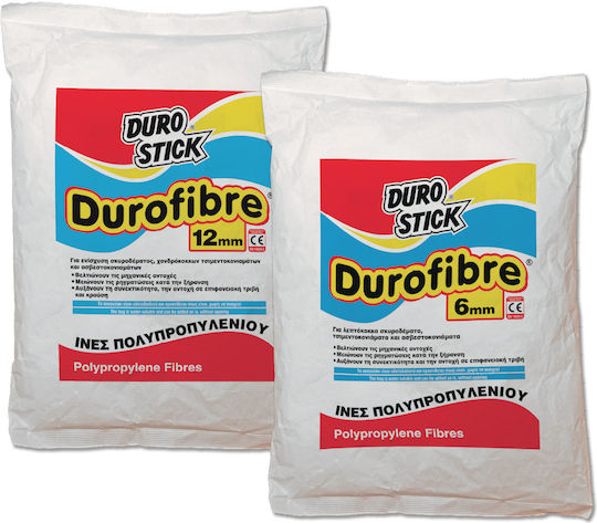 Durostick Durofibre Mortar Improver Polypropylene Fibers 12mm 900gr 048801