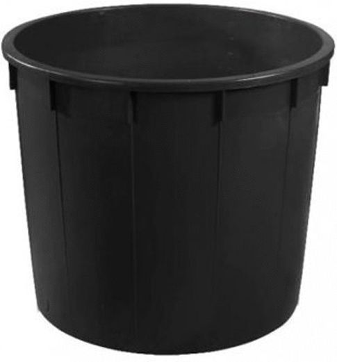 GTMED 101572 Κάδος για Σταφύλια / Ελιές Μαύρος 350lt