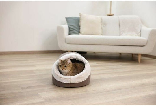 Kerbl Convenient Dog Cat Cave Jana 45x37x30 Cm Cappuccino