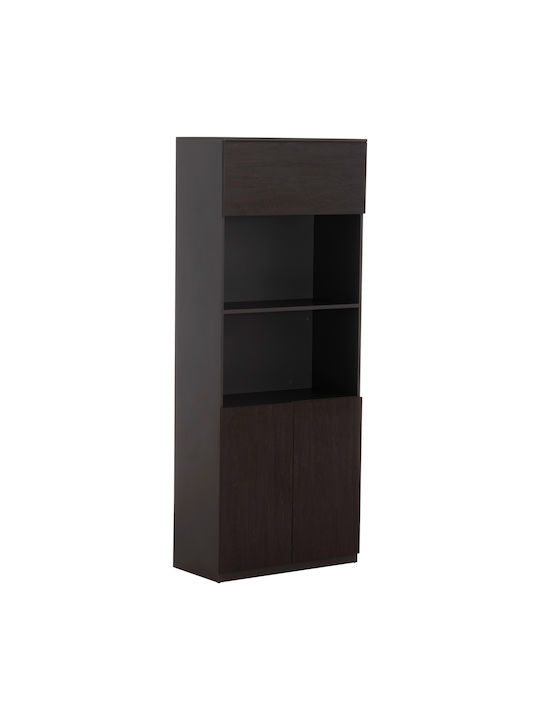 Ξύλινη Ντουλάπα Γραφείου Wenge 80x40x200cm