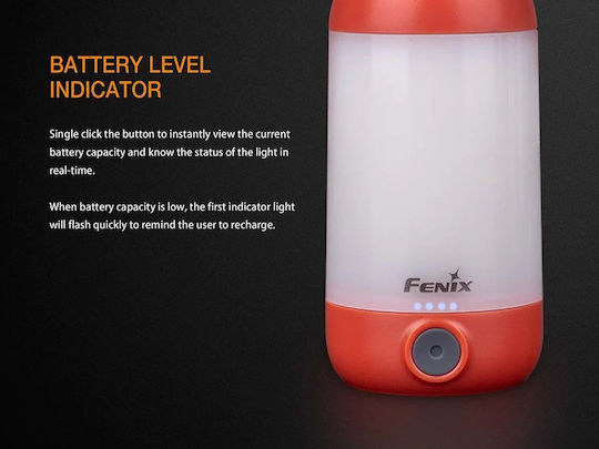 Fenix CL26R Фенер LED Акумулаторна За Къмпинг с Фенерче Зелен 400 Лумени
