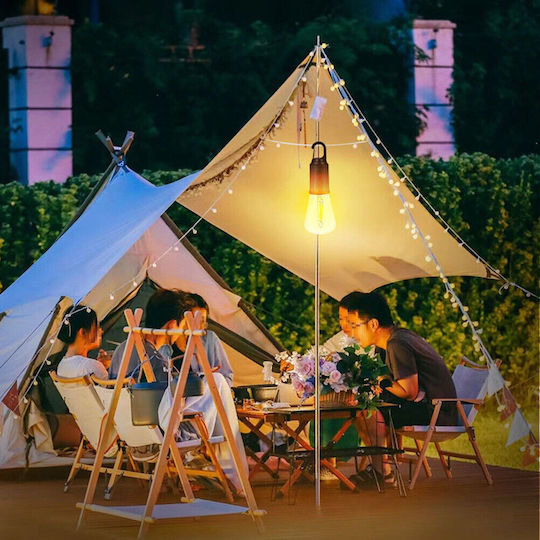 8802 Λάμπα Led Επαναφορτιζόμενη για Camping με Φακό