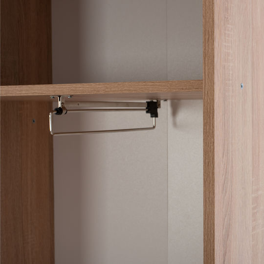 Dulce Entry Furniture with Mirror / Hanger / Shoe Rack & Wardrobe Sonoma 120x45x210cm