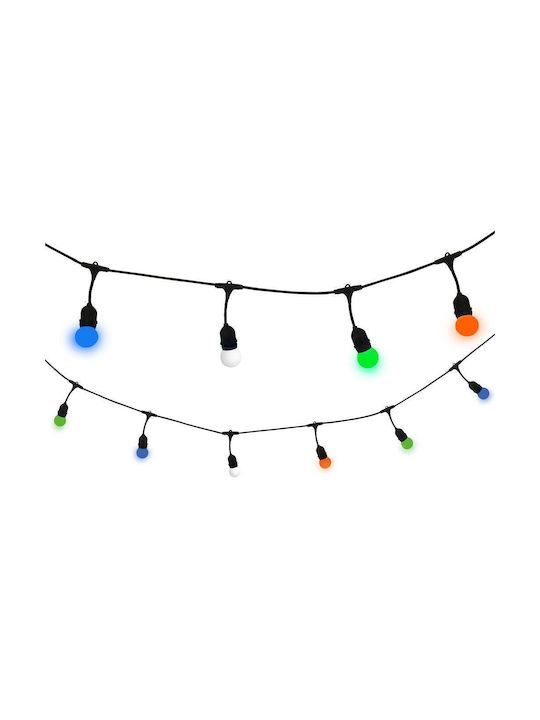 Polux Waterproof Garland Lights LED 5.6m with 10 Lamps