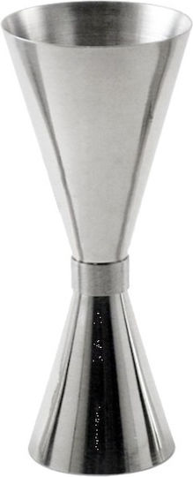 The Bars Διπλή Μεζούρα Ποτών με Χωρητικότητα 20/40ml Inox