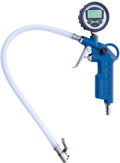 Scheppach Digital Air Pressure Gauge with Tyre Inflator Pistol 7906100736