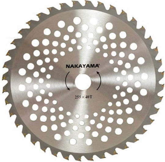 Nakayama PB700 Δίσκος Θαμνοκοπτικού 255mm 40 Δοντιών