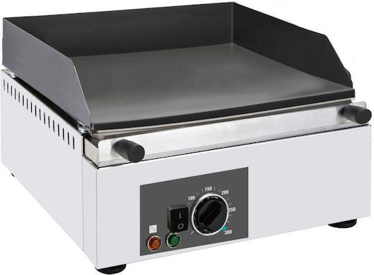 XDome XDPE410RC Commercial Flat Top Electric Griddle with Flat Plate 3kW 40x46x28.5cm