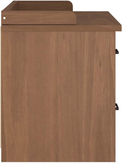 Sandens Mobilier de Intrare cu Dulap pentru Pantofi & Bancă Cafea 87x40x50cm