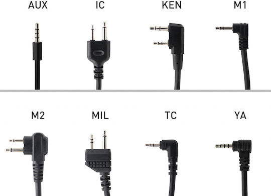 Earmor Hunting Accessory Standard PTT Switch for Earmor Ear Defenders Motorola Double Standard Plug