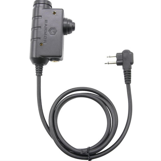 Opsmen Hunting Accessory PTT Switch for EARMOR Midland Ear Defenders Double Plug (Stereo) Standard