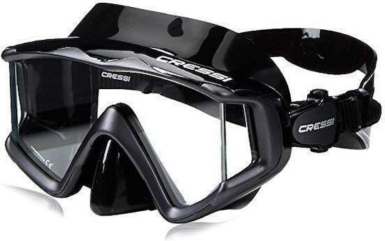 CressiSub Diving Mask Silicone Liberty Triside Black