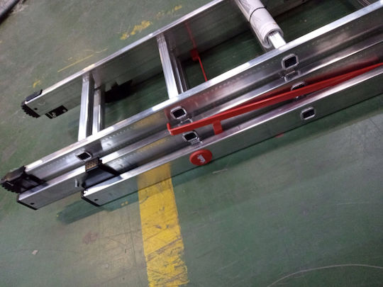 Hailo Doppelter Kombinationsleiter Aluminium