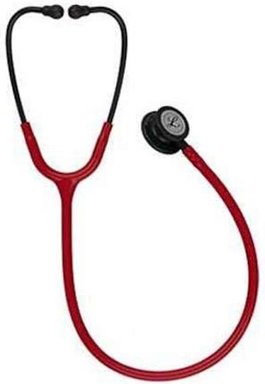 3M Littmann Classic III Pediatric Stethoscope Non-Chill Dual Bell Burgundy 5868
